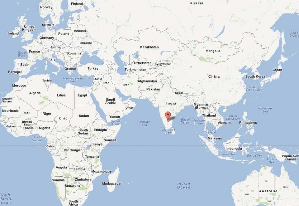 Bangalore in die wêreld kaart