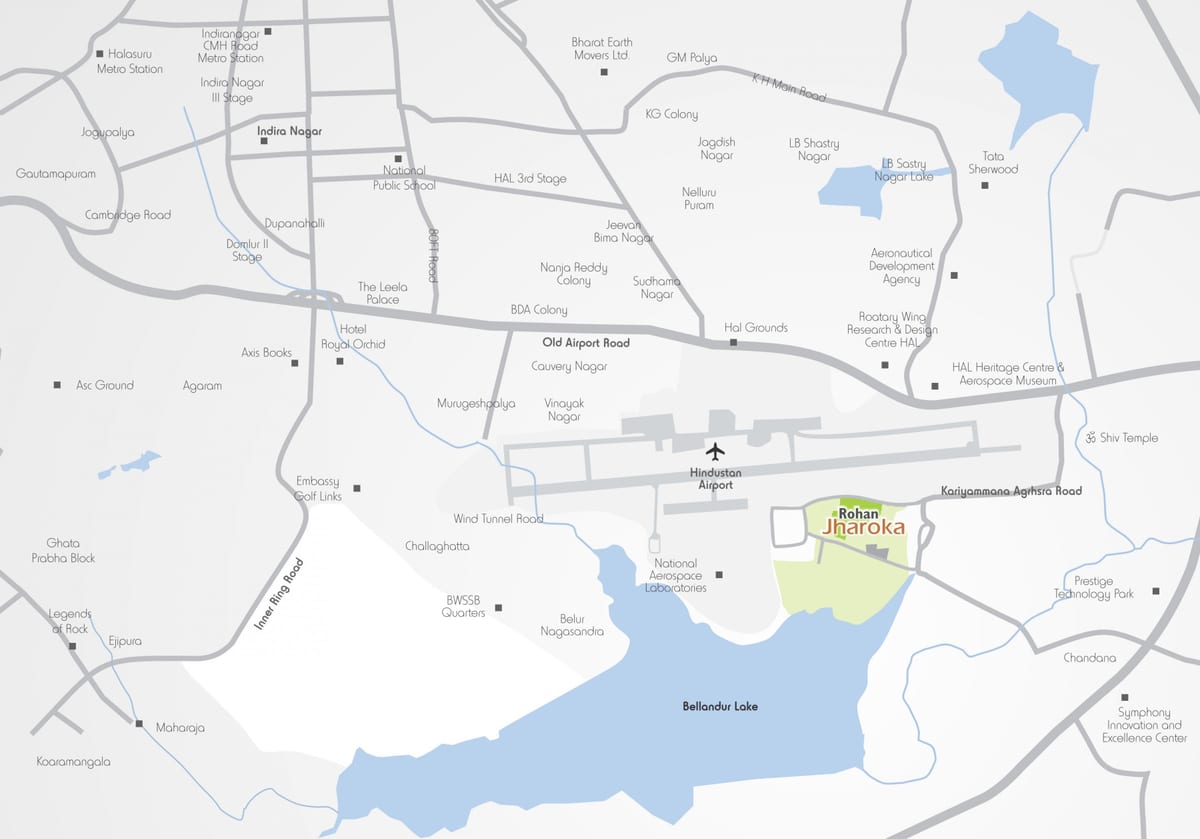 Bellandur kaart Bangalore